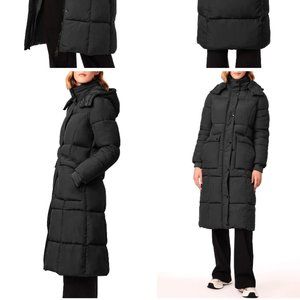 Heavyweight Puffer Coat Faux Fur Collar Water Resistant